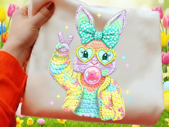 Download Yarn Easter Bunny Coquette Png - Premium Resources
